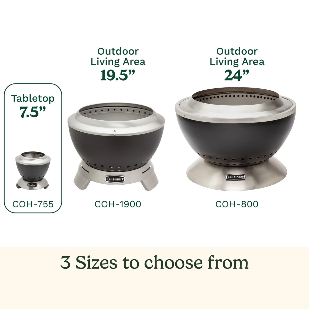 7.5&rdquo; Cleanburn Smokeless Tabletop Fire Pit 3