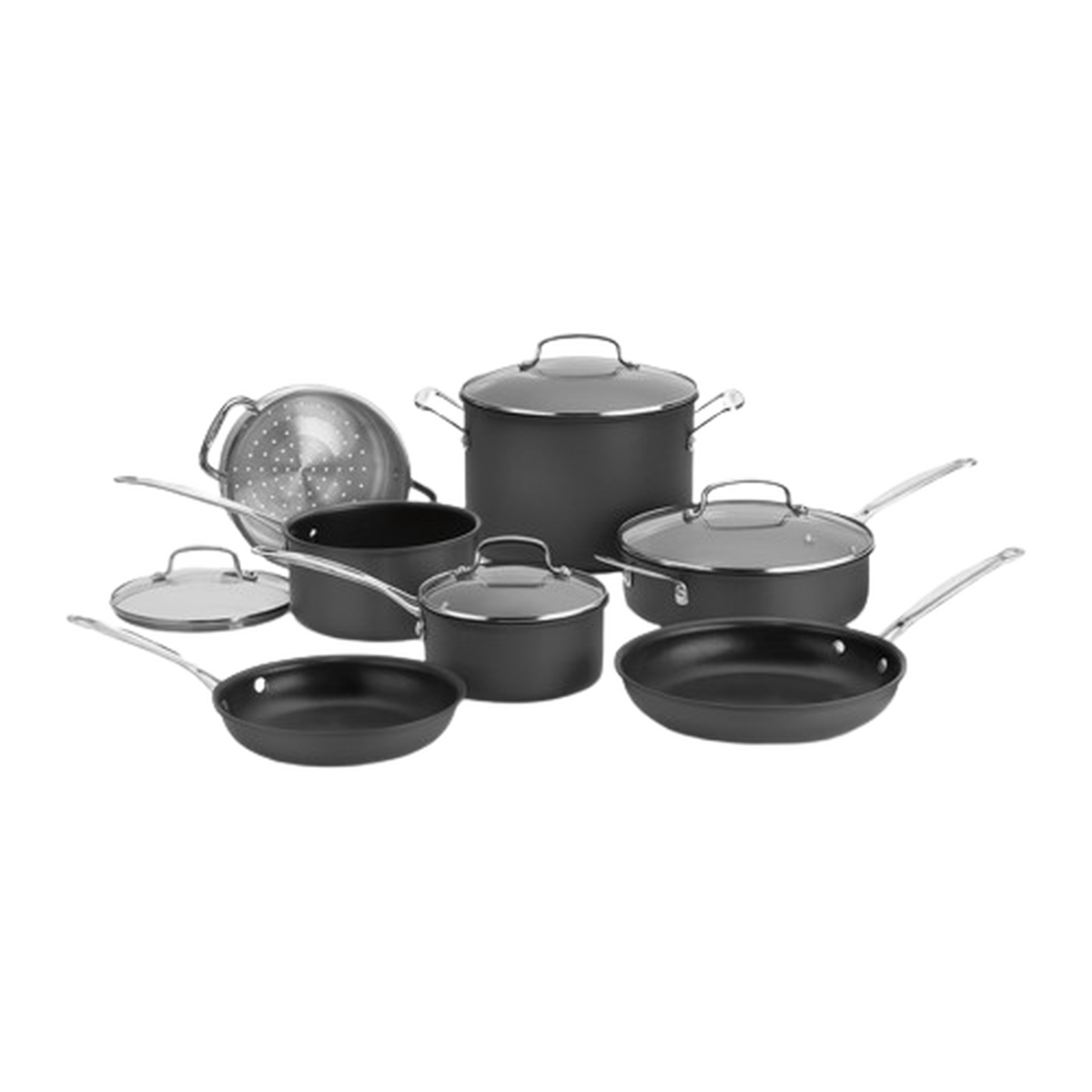 Chef's Classic&trade; Nonstick Hard Anodized 11 Piece Set 1