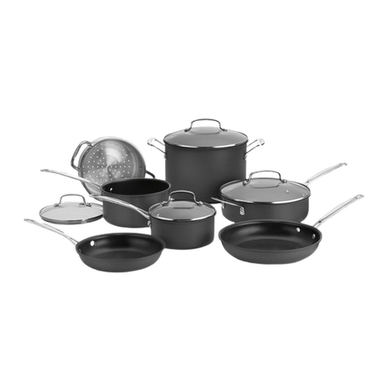 Chef's Classic&trade; Nonstick Hard Anodized 11 Piece Set