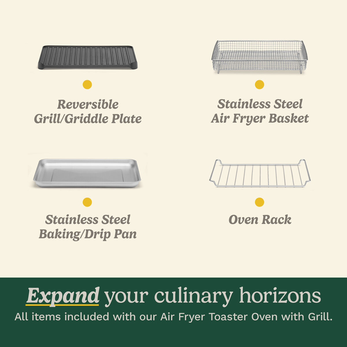 Air Fryer Toaster Oven with Grill