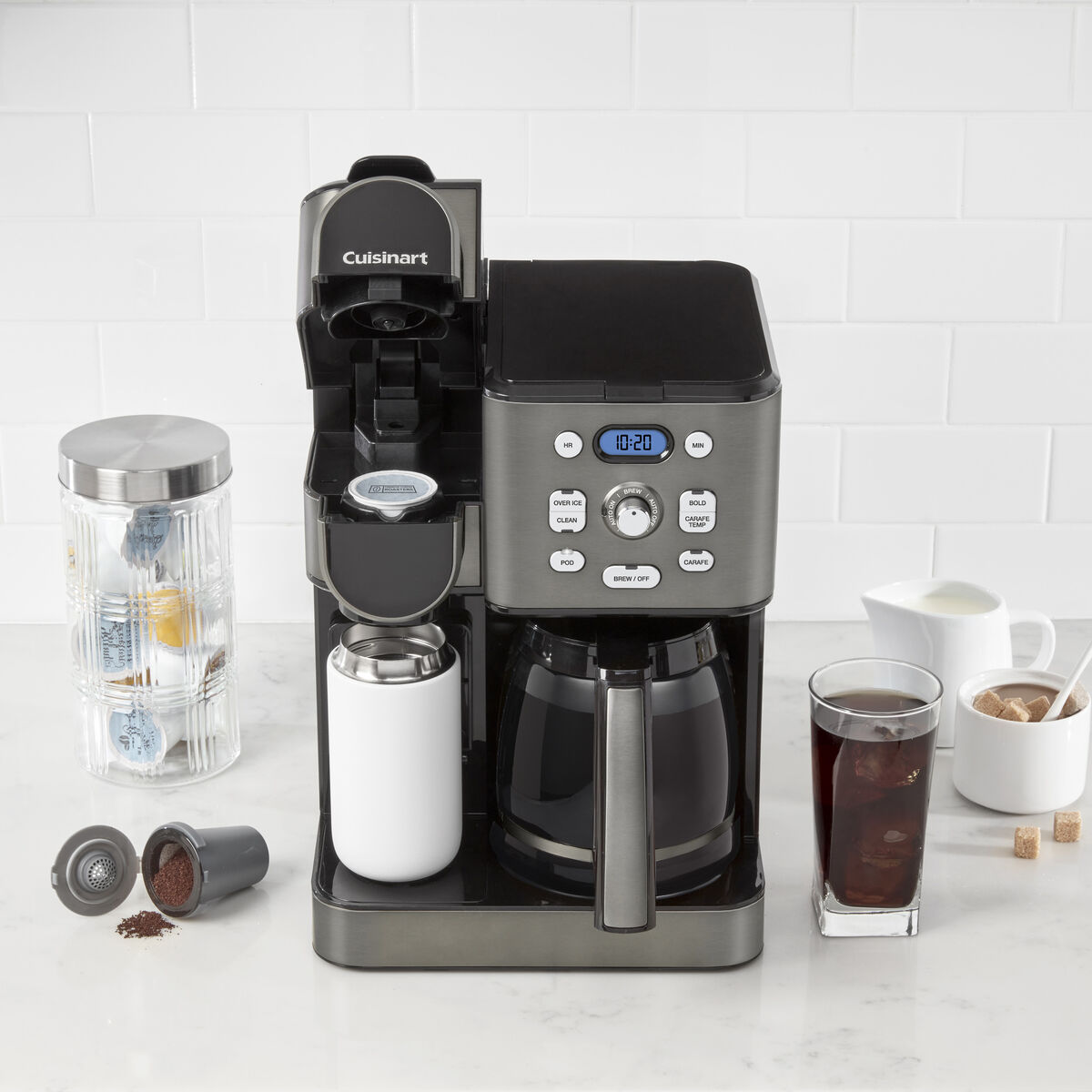 Coffee Center&reg; 2-in-1 Coffee Maker Black Stainless