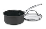 Chef's Classic&trade; Nonstick Hard Anodized 1 Quart Saucepan with Cover 1