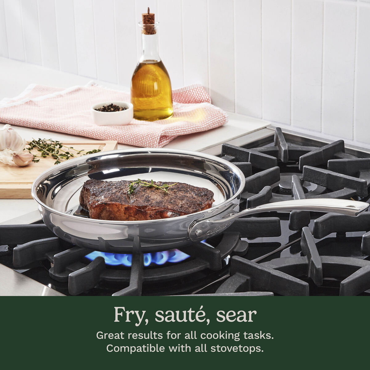 Discontinued 10" Tri-Ply Stainless Steel Skillet 6