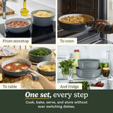 ClickSmart&trade; Nonstick Detachable Handle Cookware