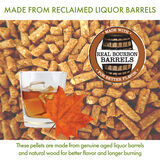 Discontinued Premium Maple Bourbon BBQ Smoking Pellets - 20 lb Bag
