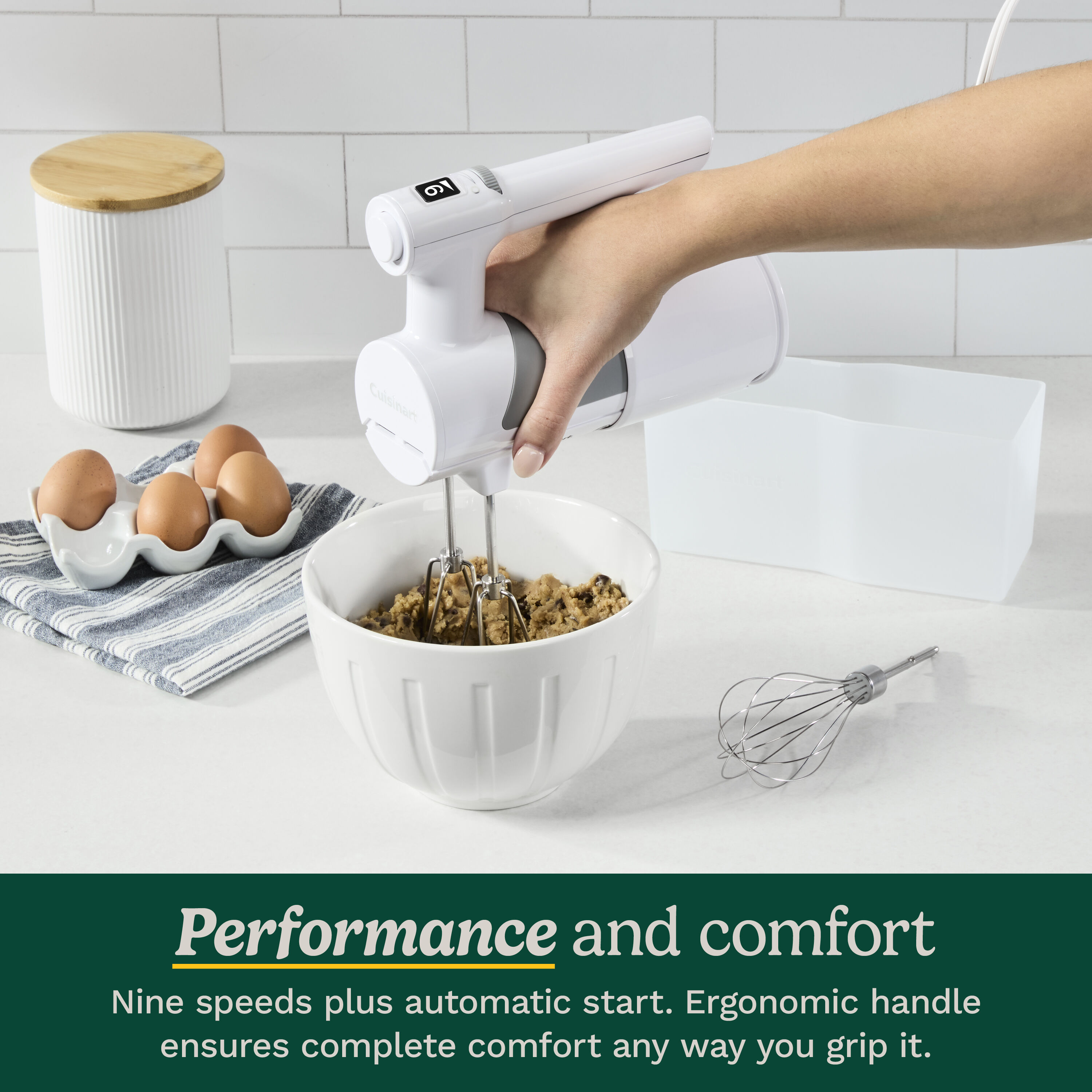 9 Speed Hand Mixer with Storage Case | $20 Off! - Cuisinart