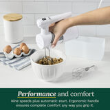 9 Speed Hand Mixer with Storage Case