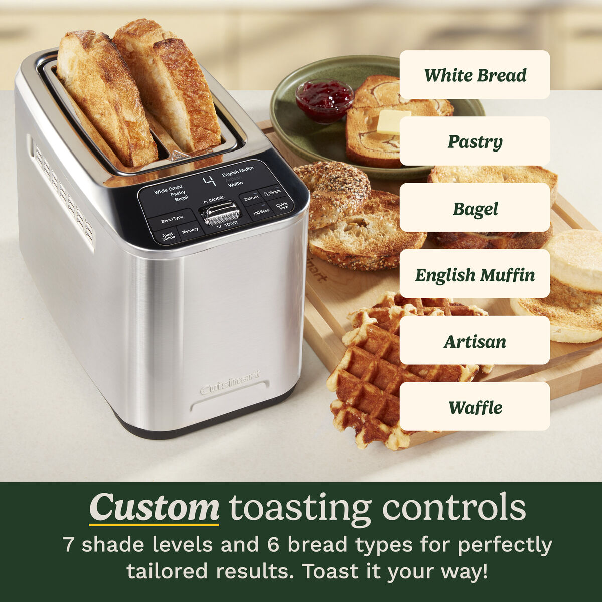 2-Slice Motorized Digital Toaster 5