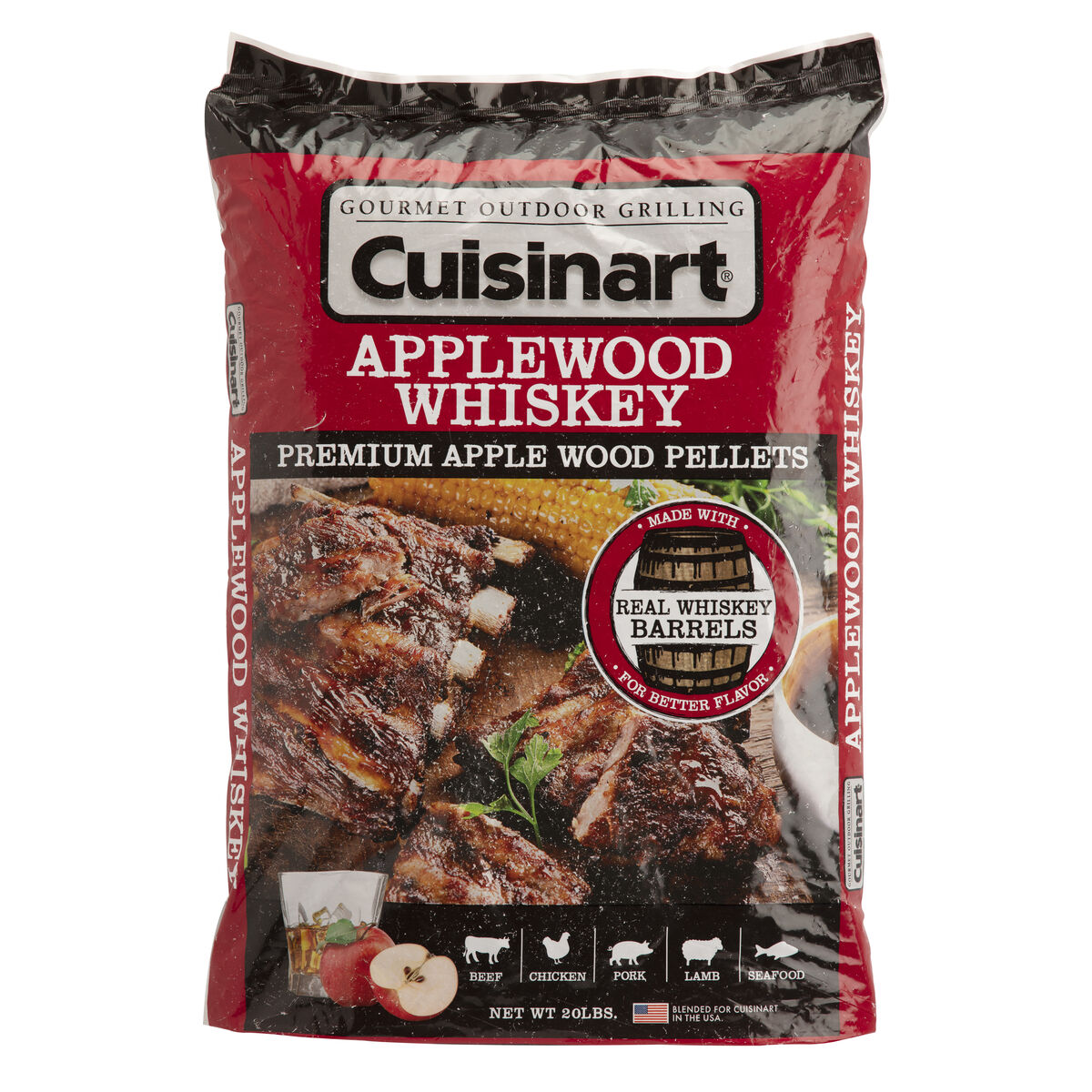 Discontinued Premium Applewood Whiskey BBQ Smoking Pellets - 20 lb Bag 3