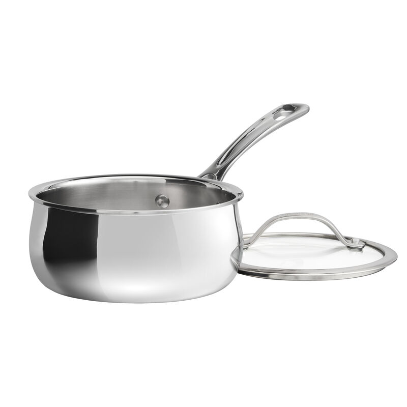 PureClad&trade; Triple-Ply 1.5 Qt. Stainless Steel Saucepan with Cover