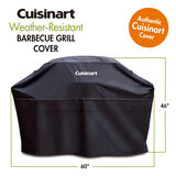 Heavy-Duty 60" Barbecue Grill Cover - Black 2
