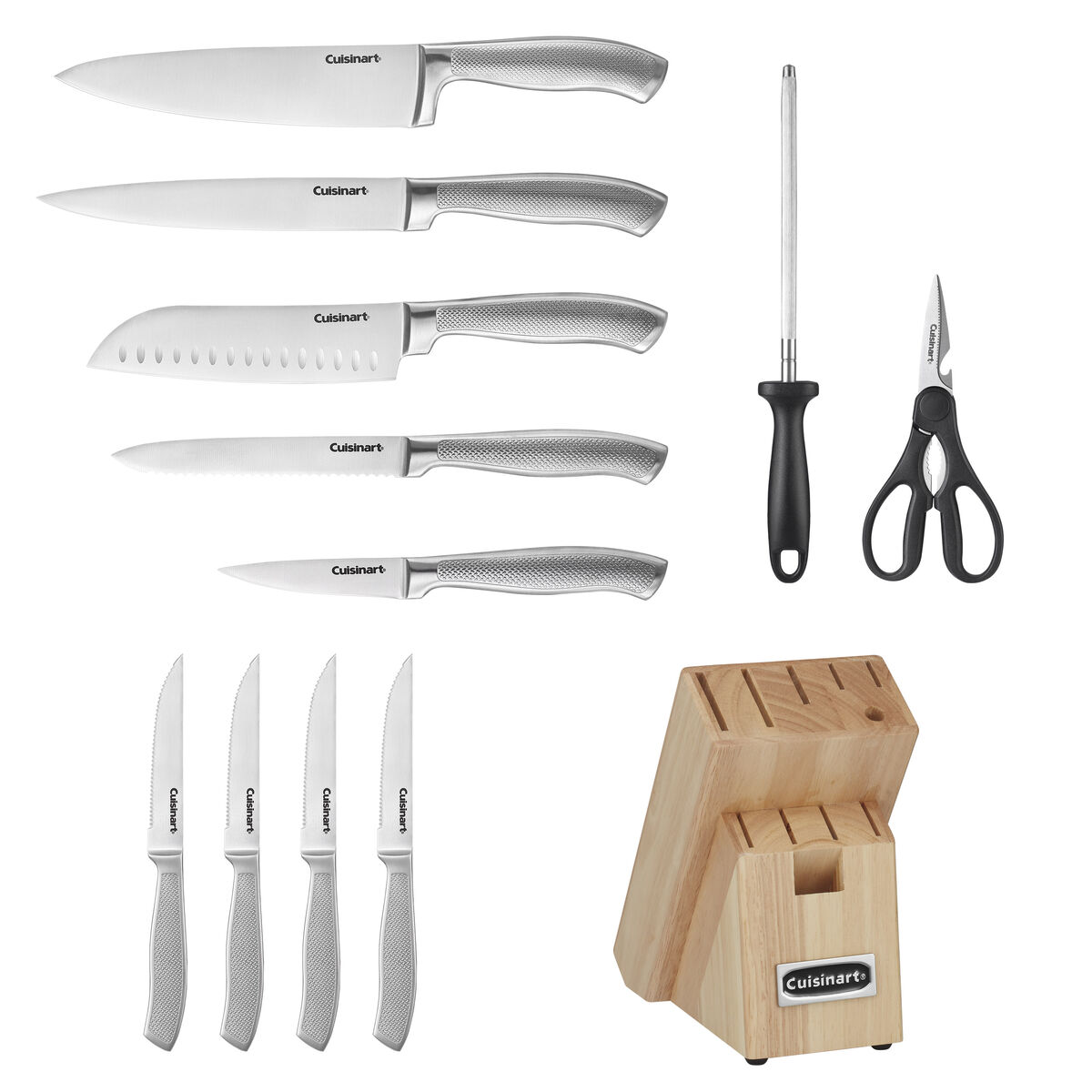 Discontinued Classic 12pc Stainless Steel Knife Block Set 4