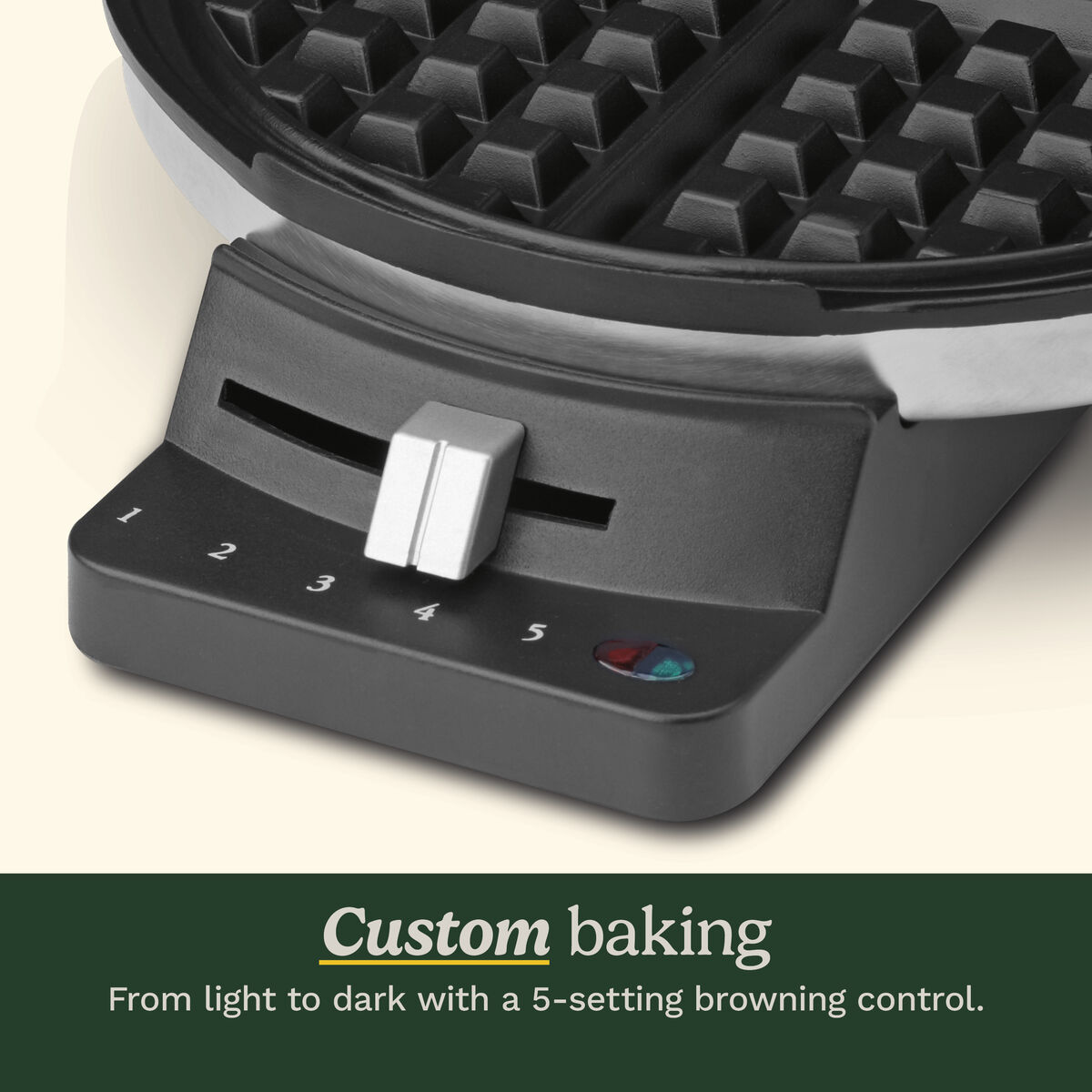 Round Classic Waffle Maker