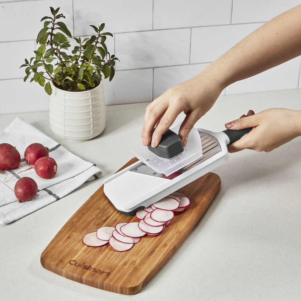 PrecisionSlice&trade; Handheld Mandoline Slicer 5