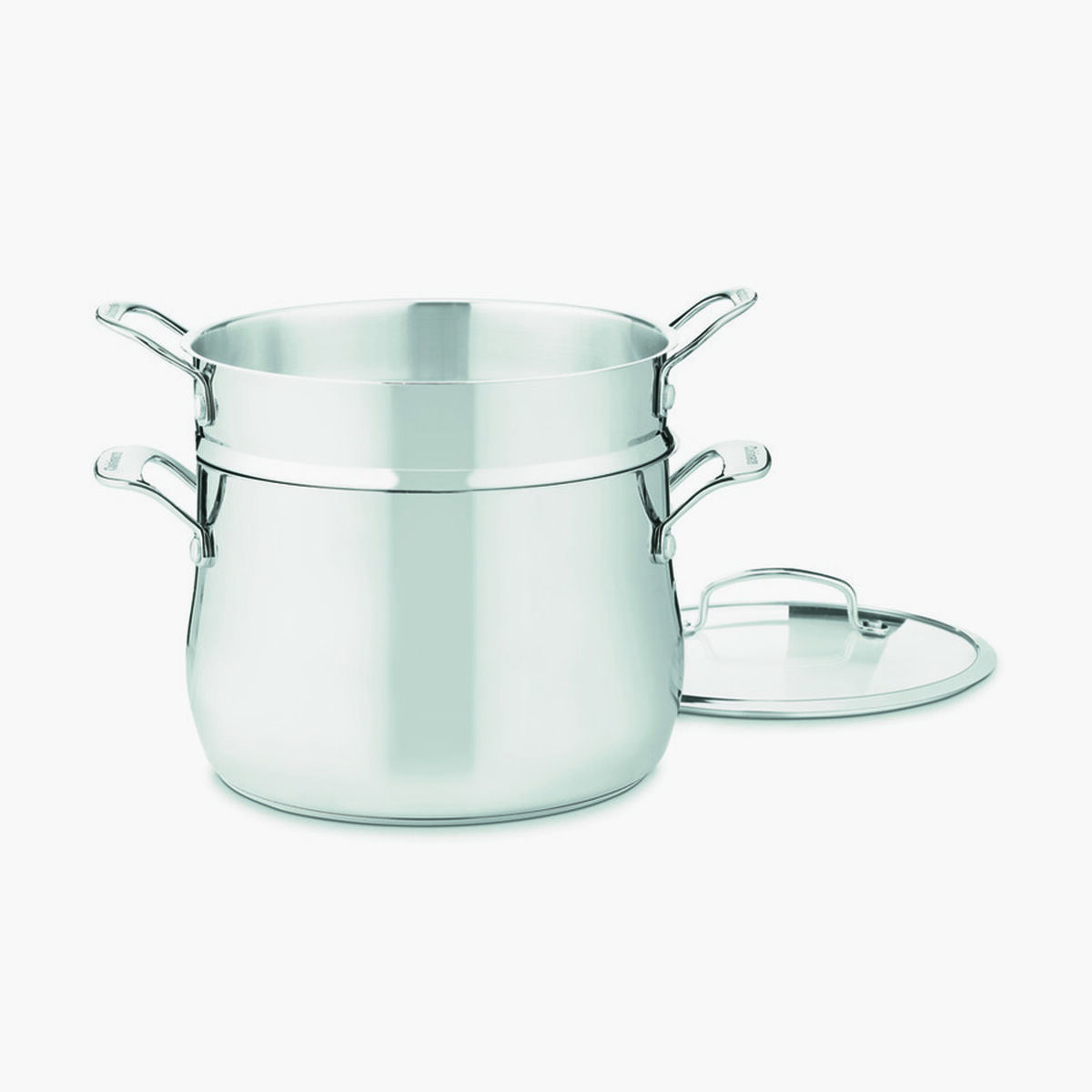 Cuisinart Pentola In Acciaio Inox Contour Da 12 Quart | Con Coperchio In Vetro Temperato | Base In Alluminio | Adatta A Tutte Le Superfici, Incluse Induzione