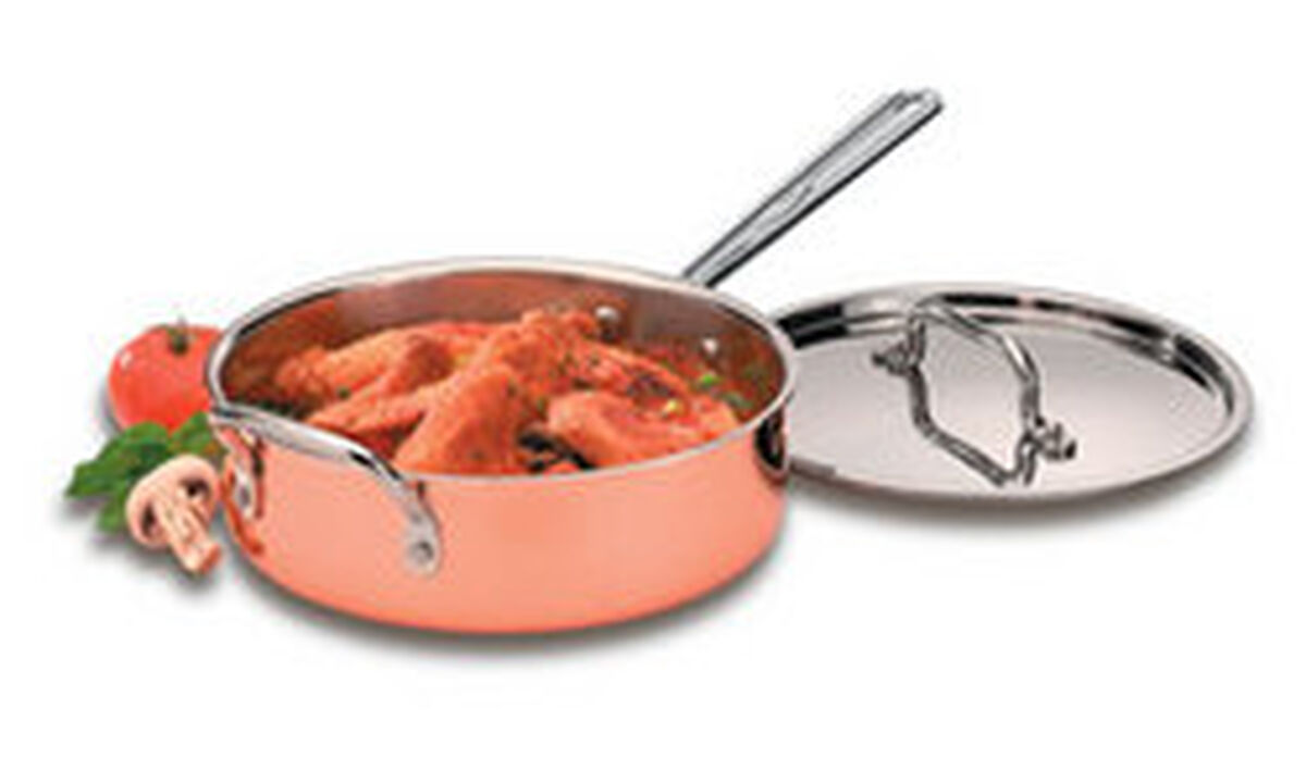 Discontinued 5.5 Quart Saut&eacute; Pan with Helper Handle and Cover 1