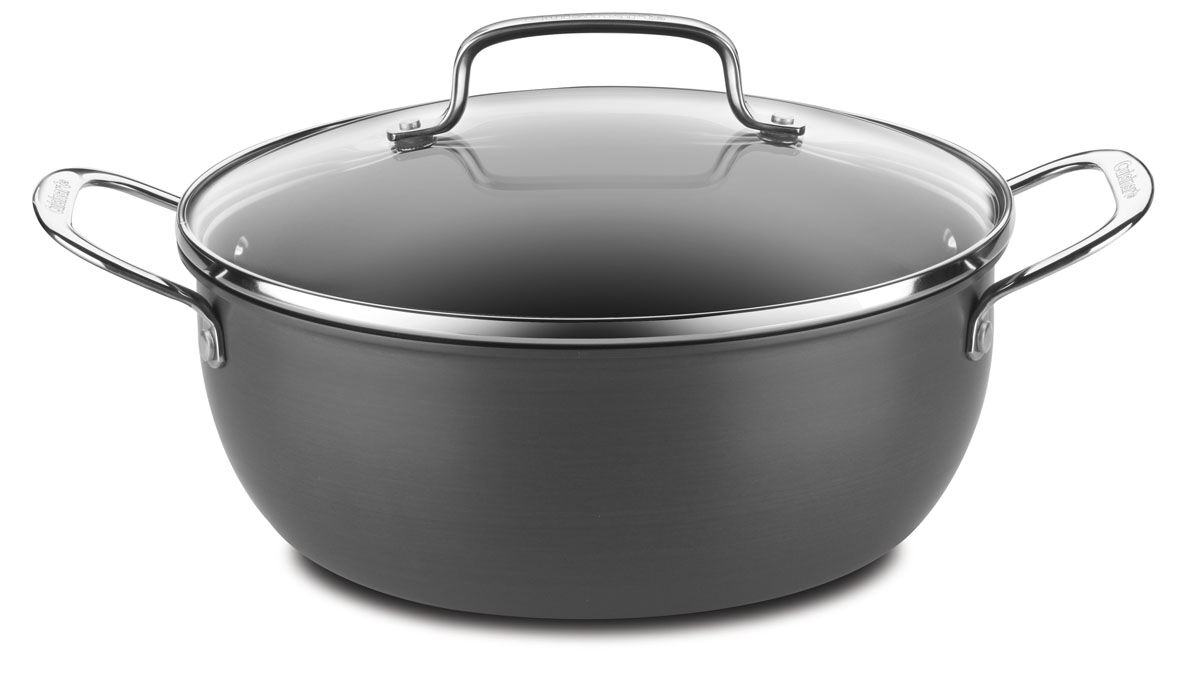 Chef's Classic™ Nonstick Hard Anodized 5 Quart Chili Pot with Cover ...