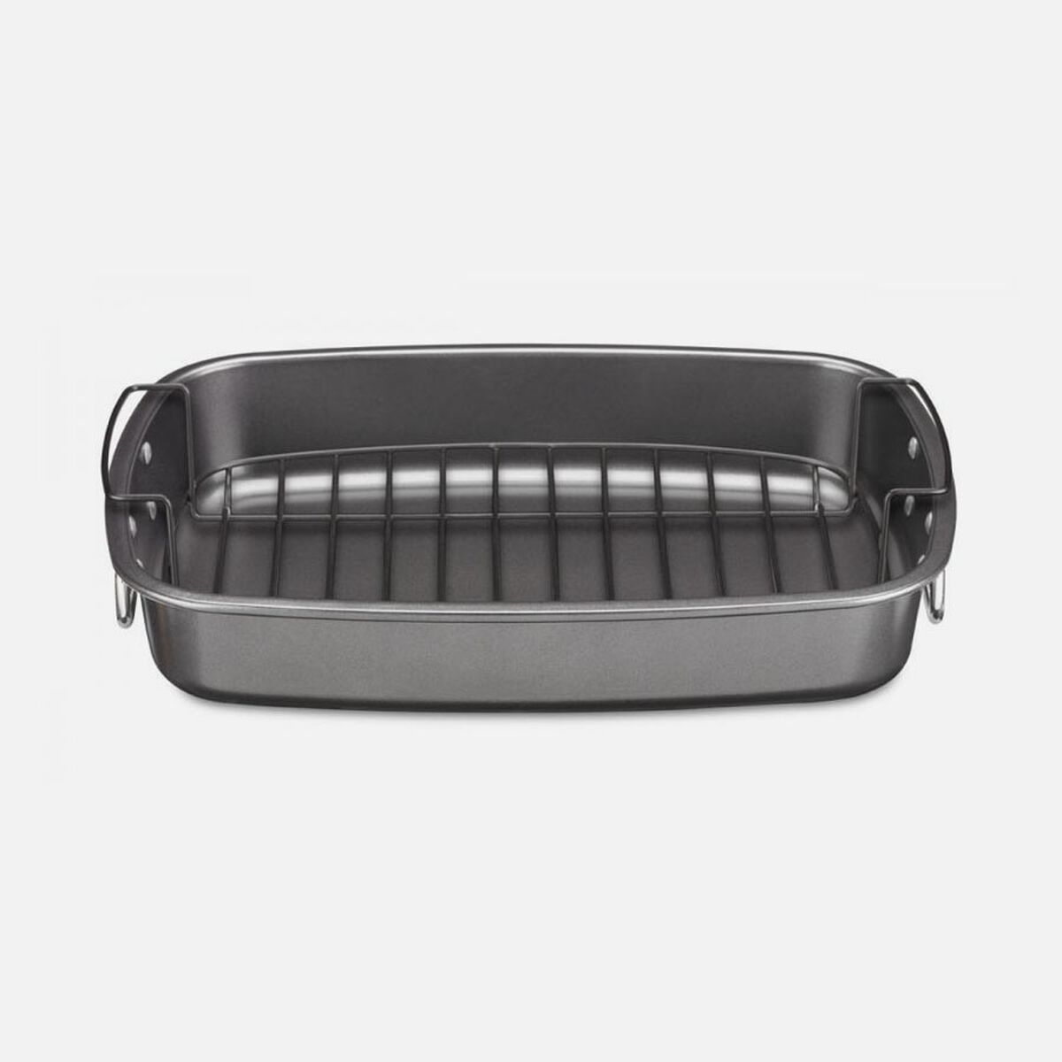 Discontinued 17" x 12" Nonstick Roaster with Flat Rack 1