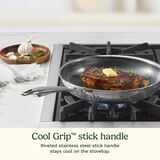 FusionElite+&trade; Hybrid Tri-Ply Stainless Steel 10" Skillet