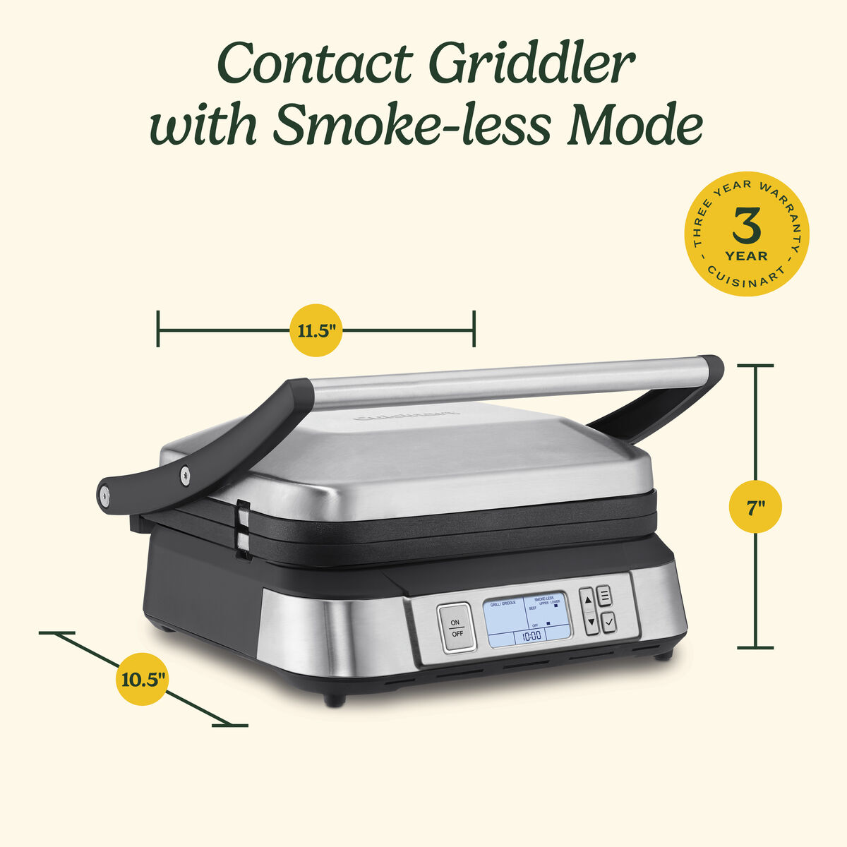 Griddler&reg; with Smoke-Less Mode