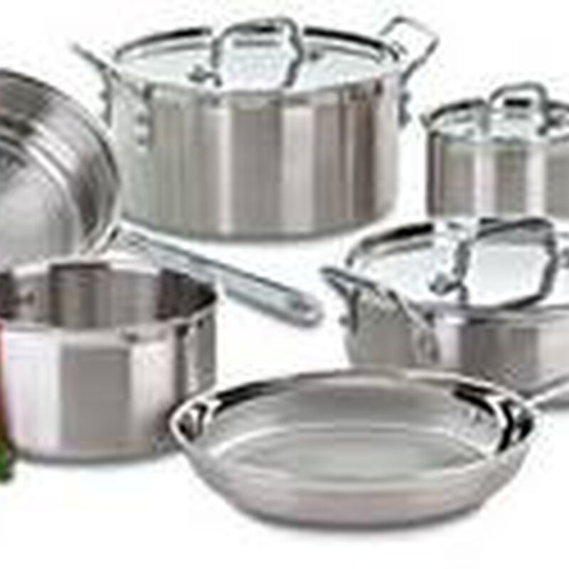 Discontinued 10 Piece MultiClad Stainless Cookware Set