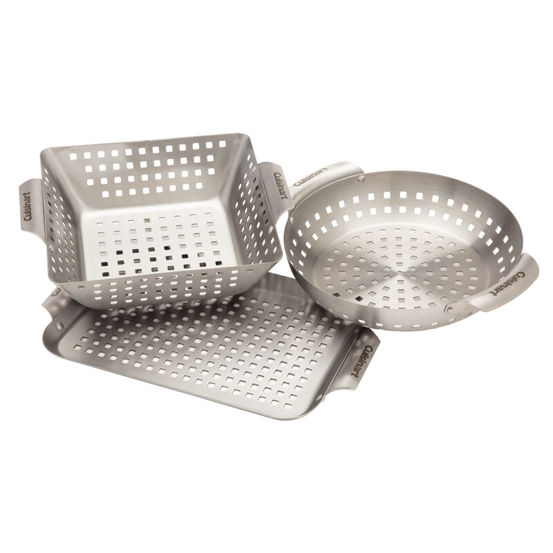 Discontinued 3 Piece Stainless Steel Topper Set