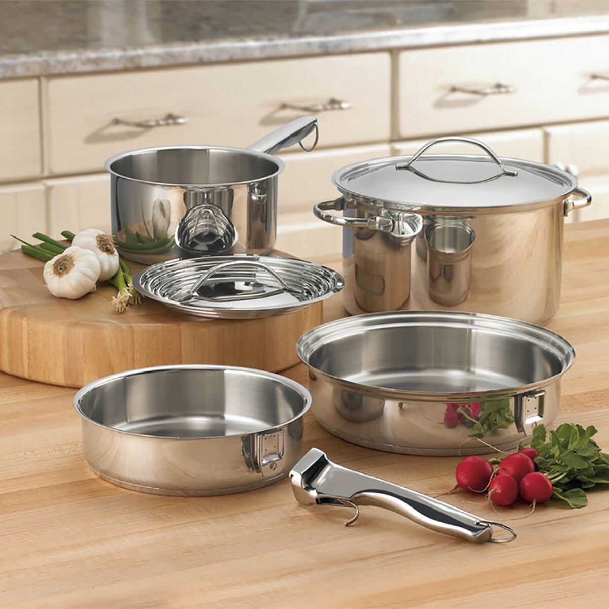 Discontinued Stowaway Cookware&trade; (Set of 8)
