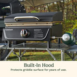 17" Tabletop Gas Griddle with Hood