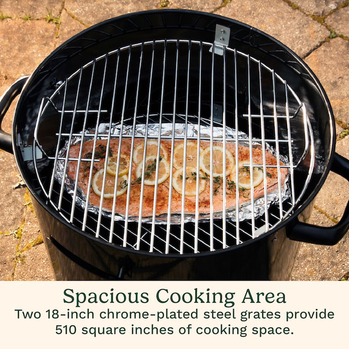 Vertical 18" Charcoal Smoker