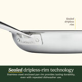 FusionElite+&trade; Hybrid Tri-Ply Stainless Steel 10" Skillet