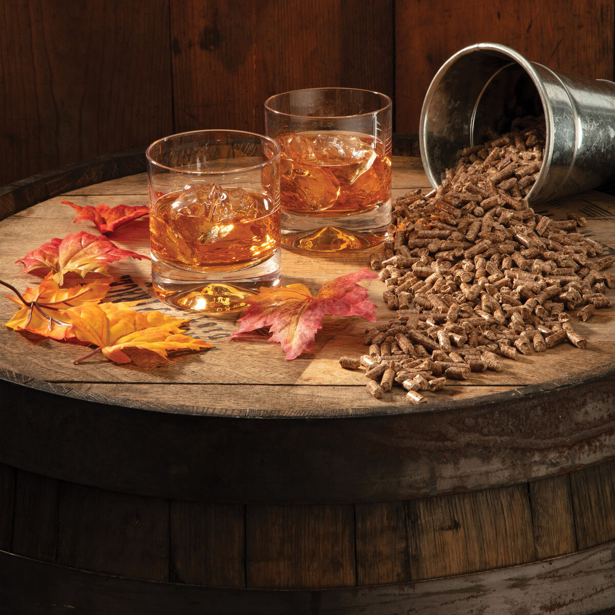 Discontinued Premium Maple Bourbon BBQ Smoking Pellets - 20 lb Bag