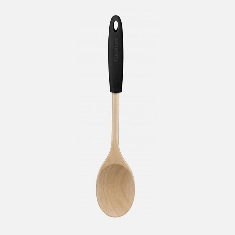 Discontinued Beechwood Silicone Solid Spoon