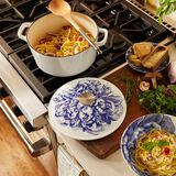 Discontinued Caskata&trade; 5 Qt. Round Covered Casserole - Blooming Peony 3