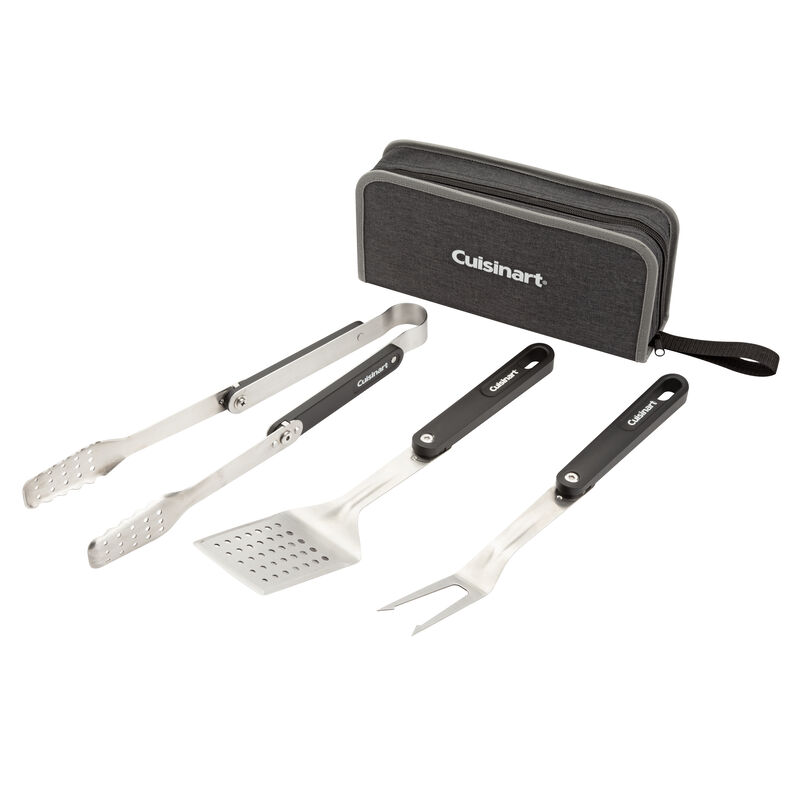 Discontinued 4-Piece Folding Grill Tool Set