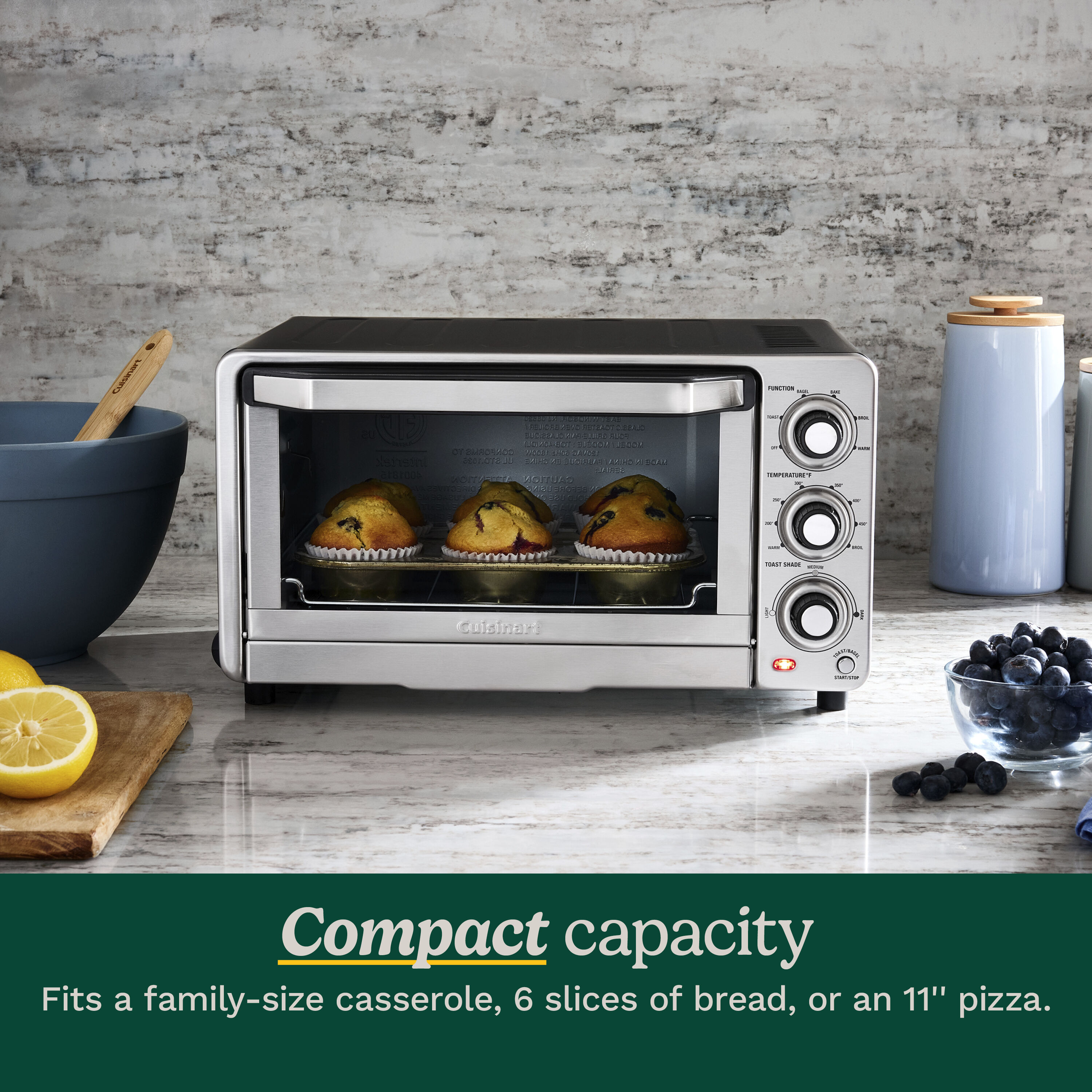 Custom Classic™ Toaster Oven Broiler | $30 Off! - Cuisinart