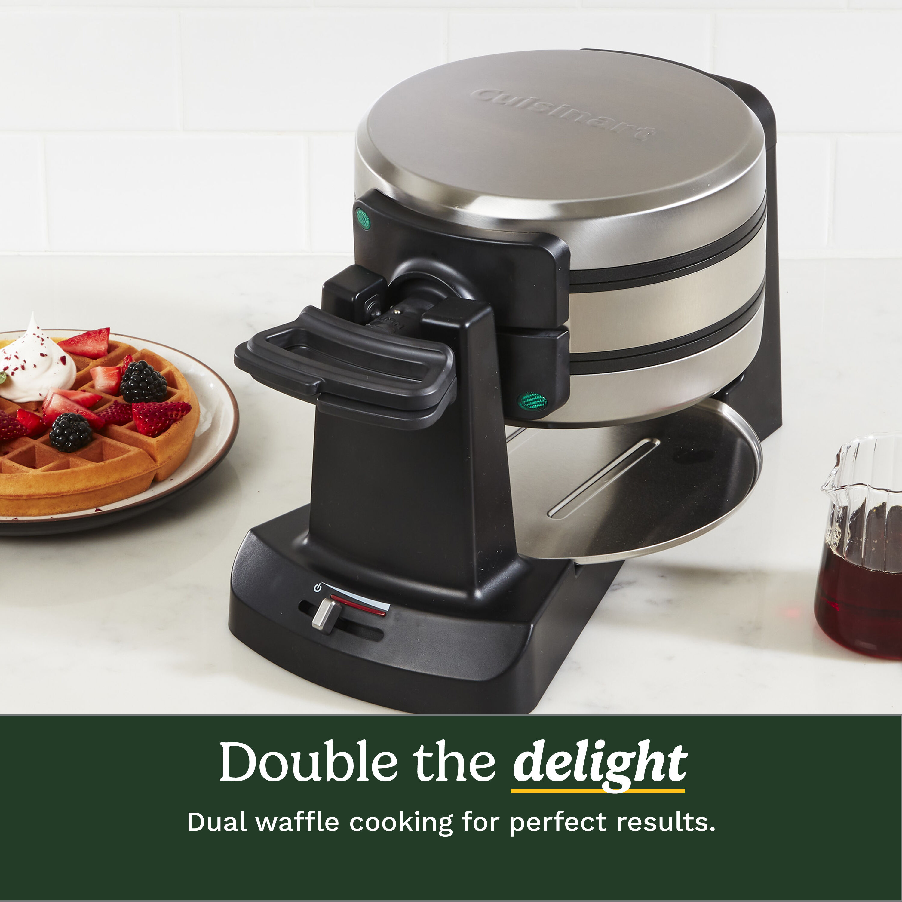 Double Flip Belgian Waffle Maker (WAF-F40NAS) - Cuisinart