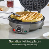 4 Slice Belgian Waffle Maker - Round