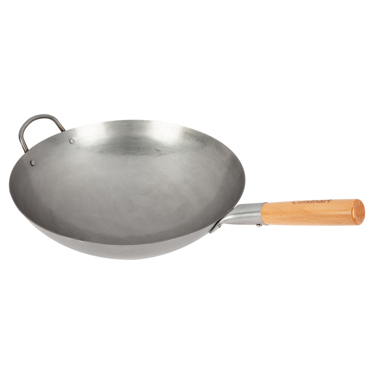 14" Carbon Steel Hammered Wok (Round) 1