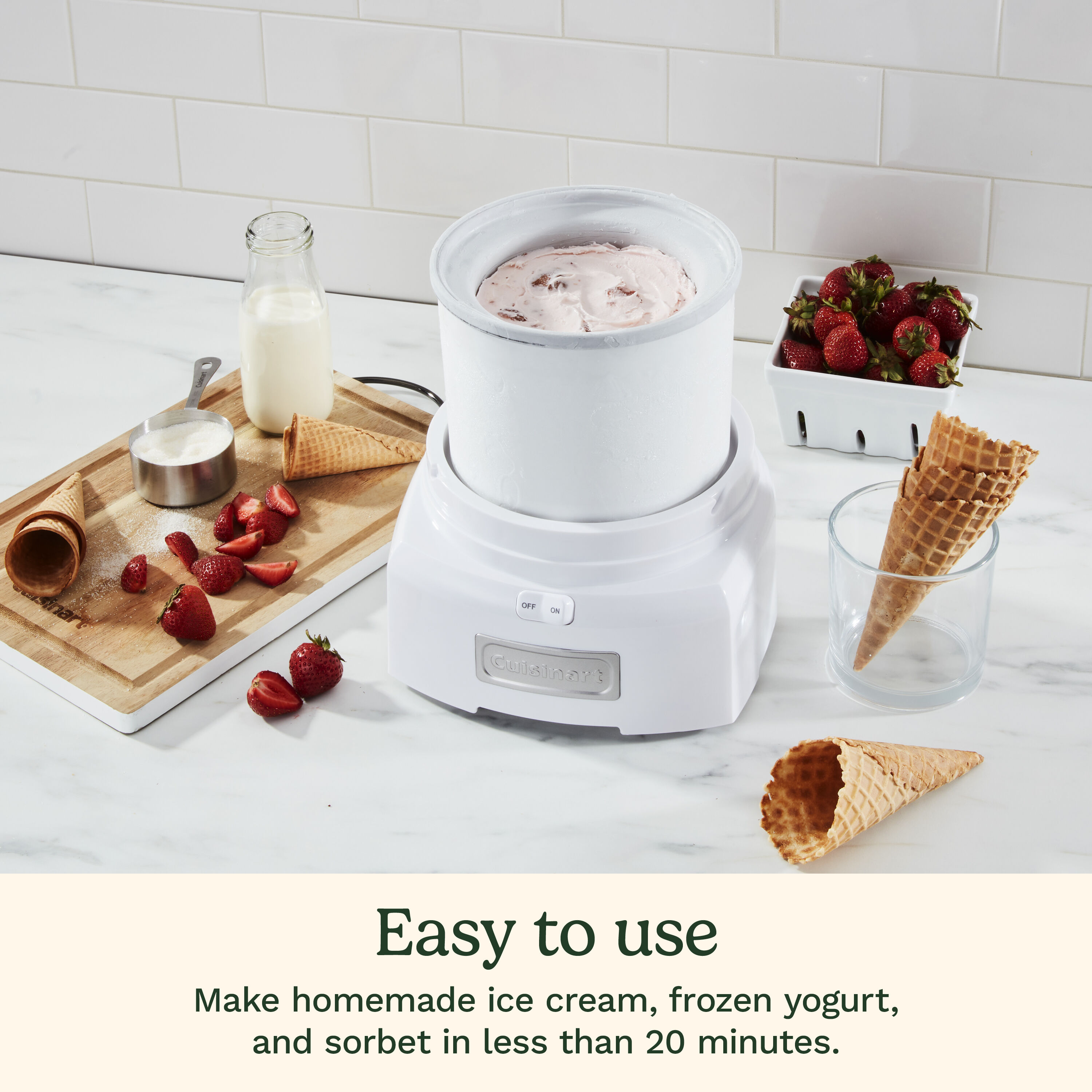 Frozen Yogurt - Ice Cream & Sorbet Maker - Cuisinart