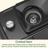 Espresso & Coffee Conical Burr Grinder 6