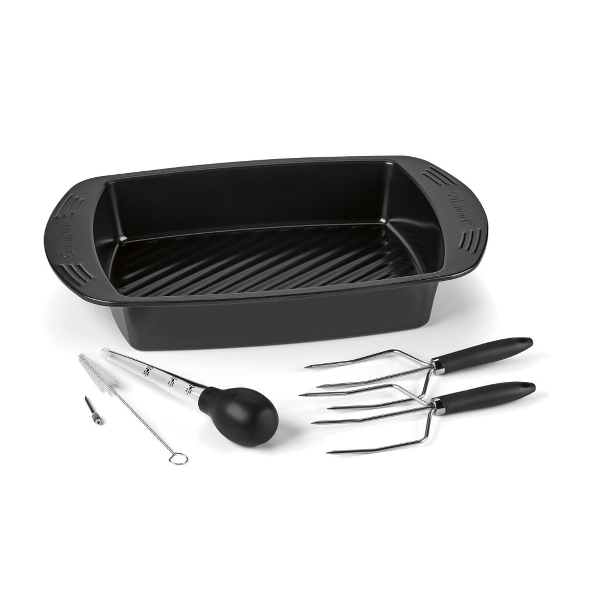 Discontinued Classic Ovenware Collection 17&Prime; Roaster with Bonus Tools 2