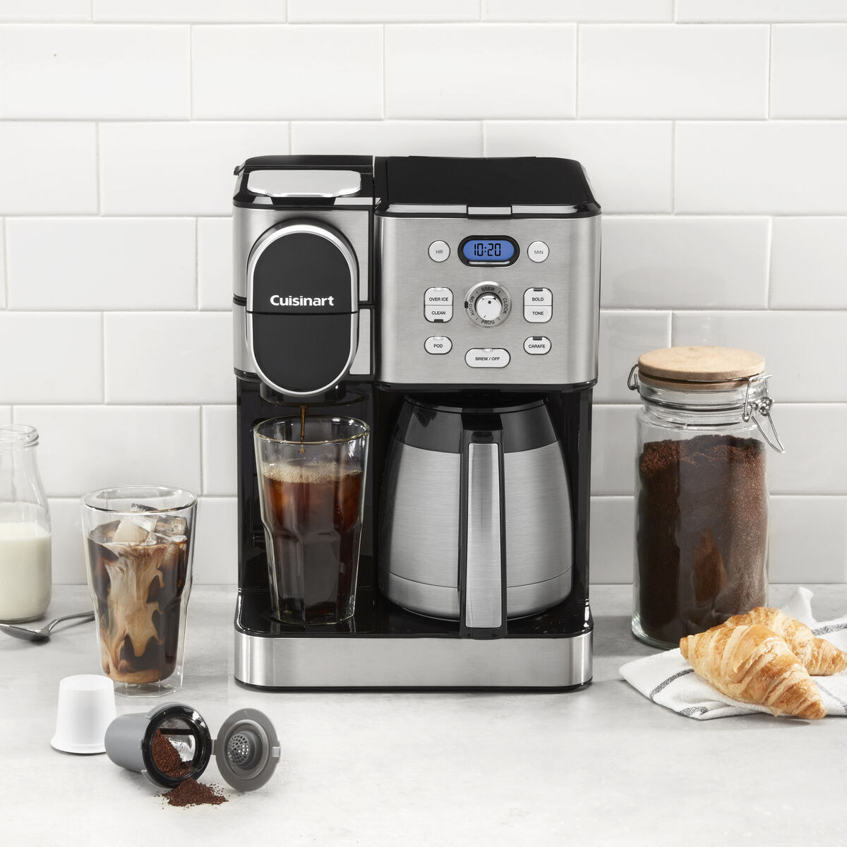 Coffee Center&reg; 10-Cup Thermal Coffee Maker and Single-Serve 4