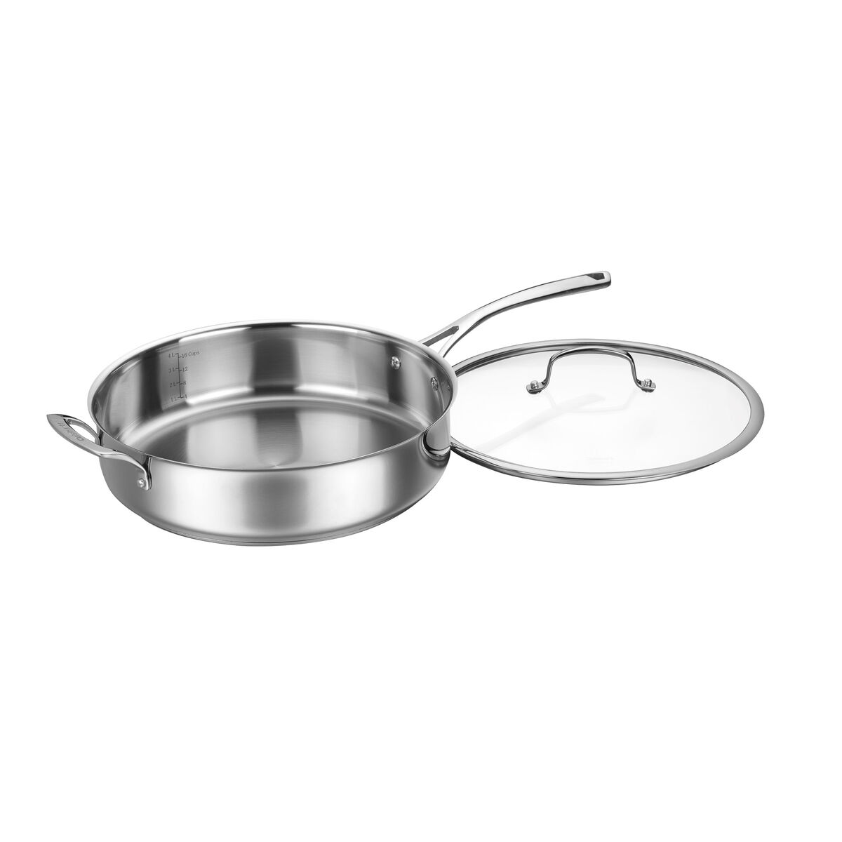 Discontinued 5.5 Quart Saut&eacute; Pan with Helper Handle & Cover 3