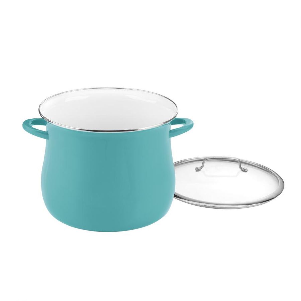 Discontinued Contour Enamel on Steel 16 Quart Stockpot with Cover 1