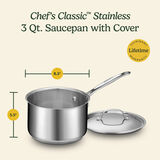 3 Quart Saucepan with Cover 5