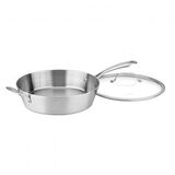 Discontinued 5.5 Quart Saut&eacute; Pan with Helper & Cover 1