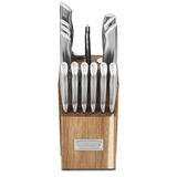 15pc Elite Series Stainless Steel Block Set with Acacia Block