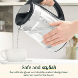ClearTemp 1.7L Glass Kettle 6
