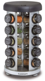 Discontinued 20 Jar Brushed Stainless Steel Spice Rack 1