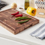 17" Reversible End Grain Acacia Cutting Board 3